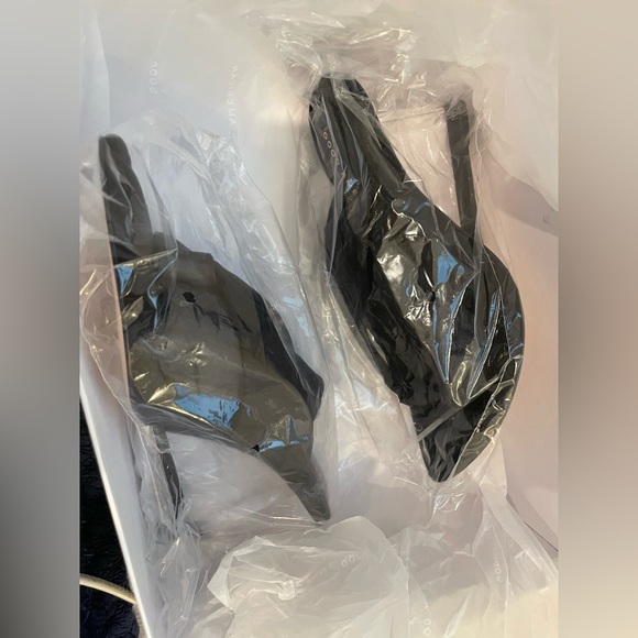 Good American Clear Wedge in Black size 8.0 - Picture 5 of 7